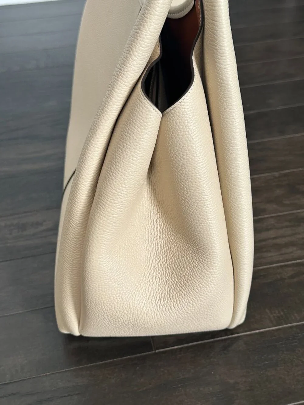 Coach Ivory Pebbled Leather Lana Shoulder Bag Style #F2479-CM544 *NWT* - Picture 11 of 13